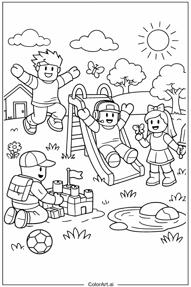 Roblox Playing Outside 5