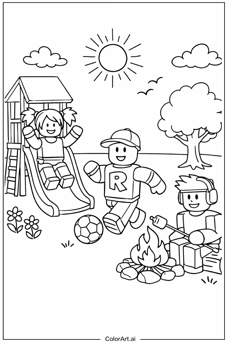 Roblox Playing Outside 8