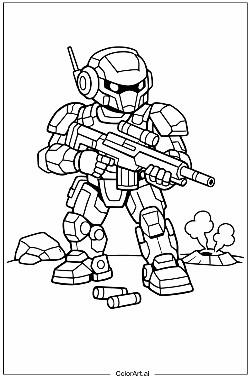 Robot soldier Robot Design