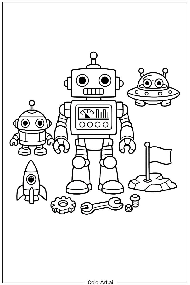 Retro robot Robot Design