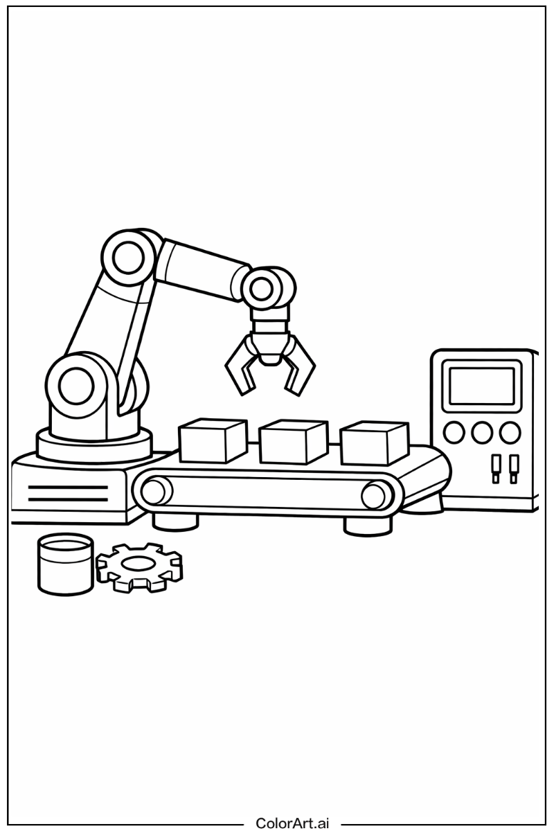 Industrial robot Robot Scene