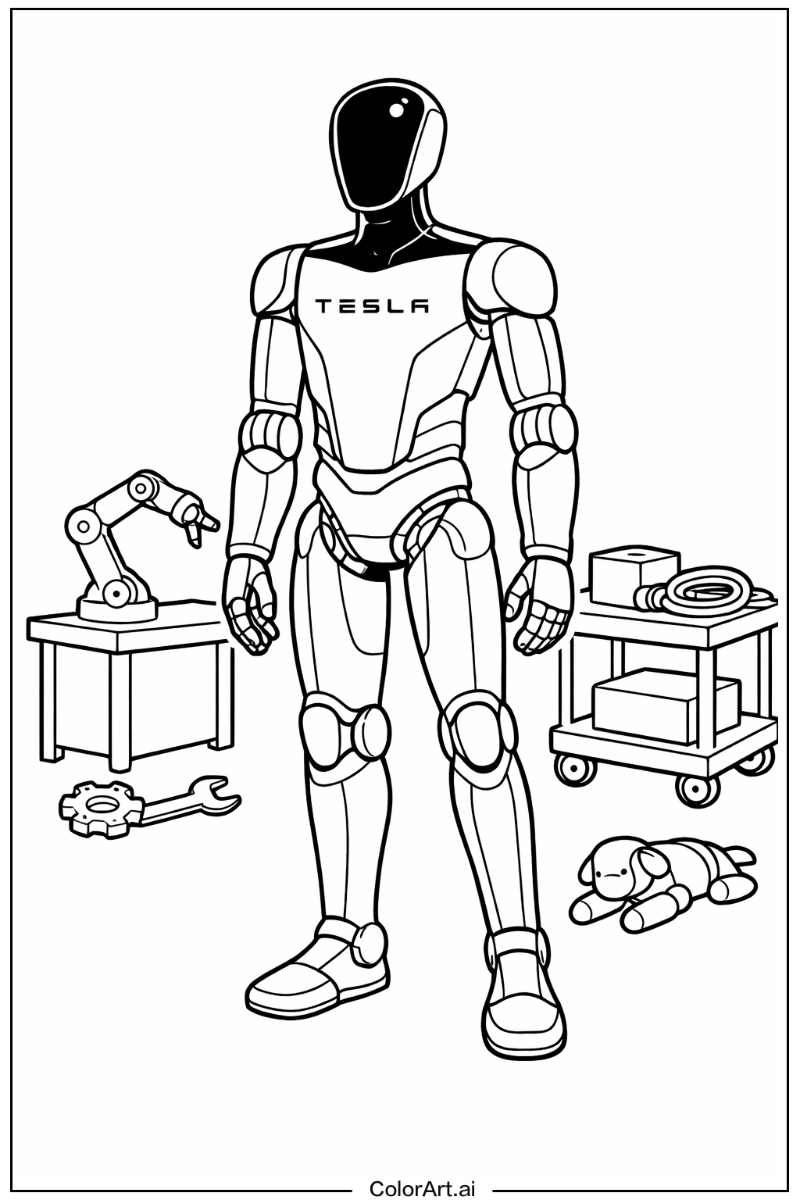 Tesla optimus Robot Design