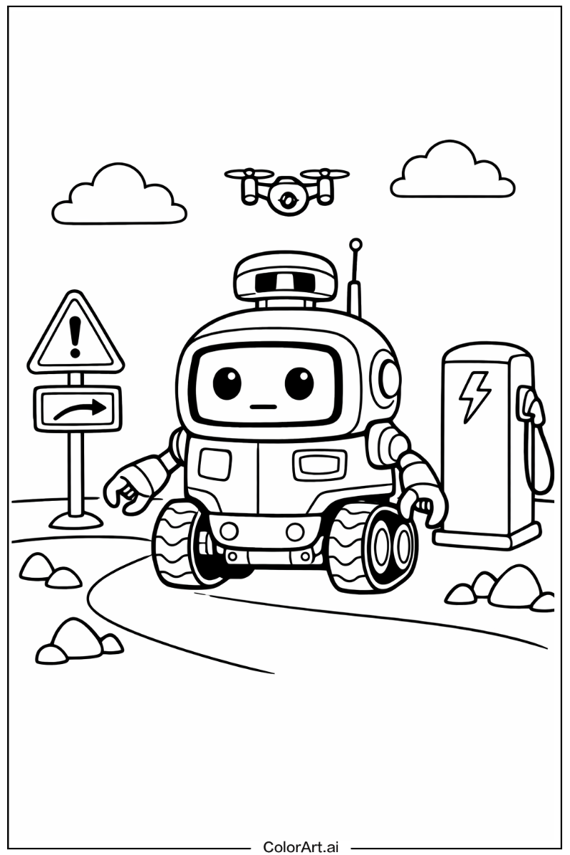 Robot with Autonomous robot Theme 2