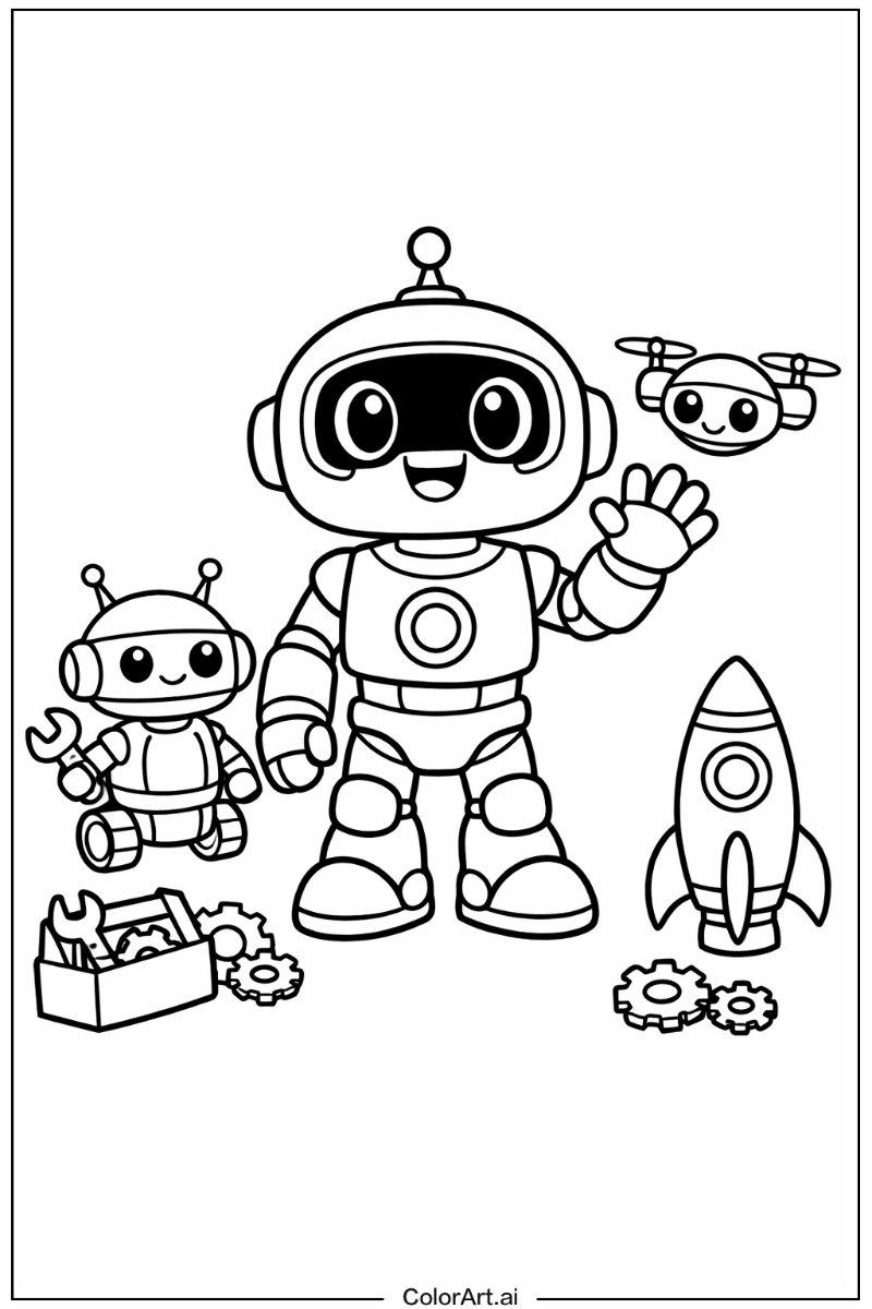 Ai robot Robot Scene