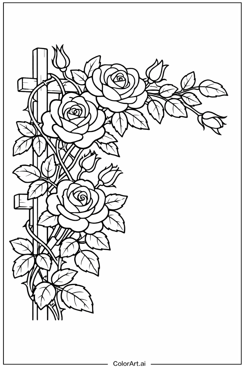 Climbing rose Rose Scene