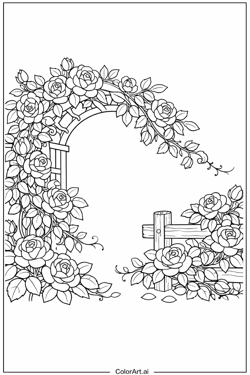 Rose with Rambling rose Theme