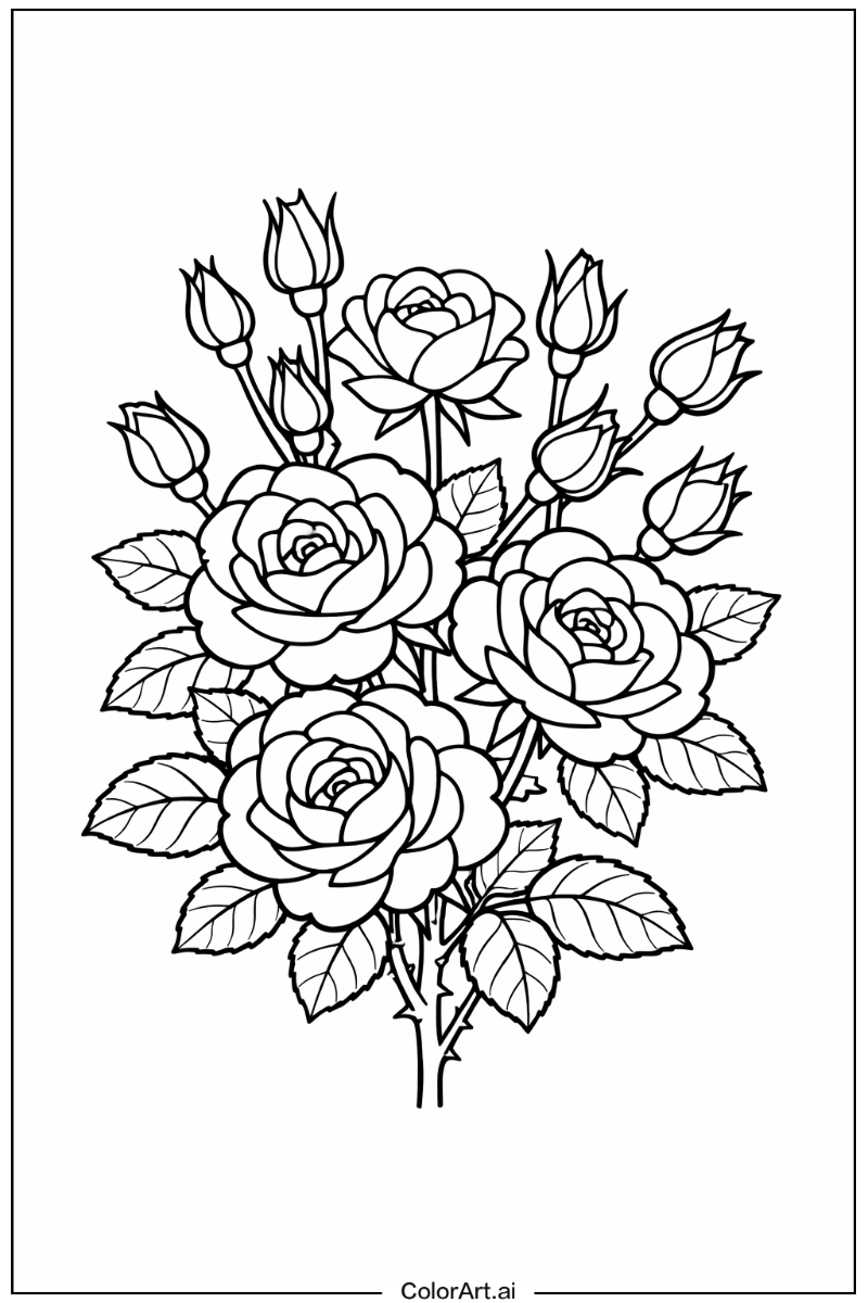 Spray rose Rose Scene