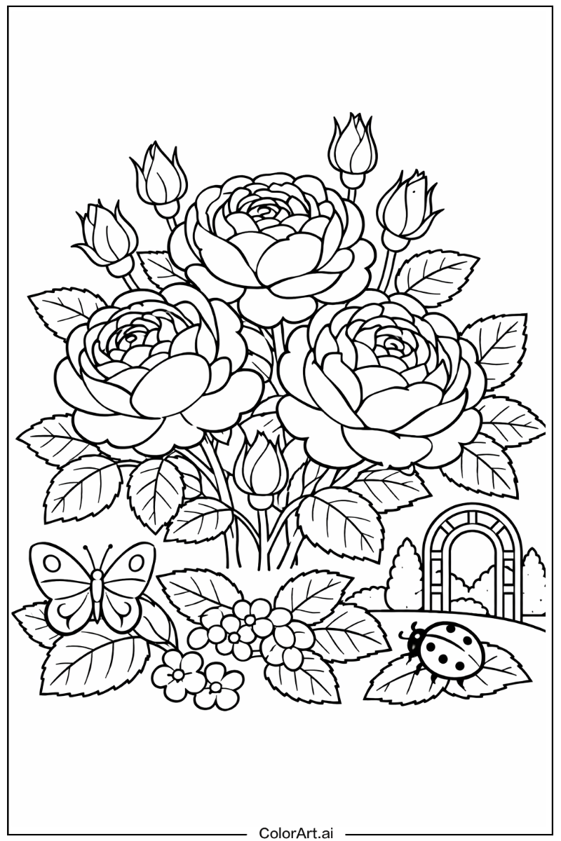 English rose Rose Scene