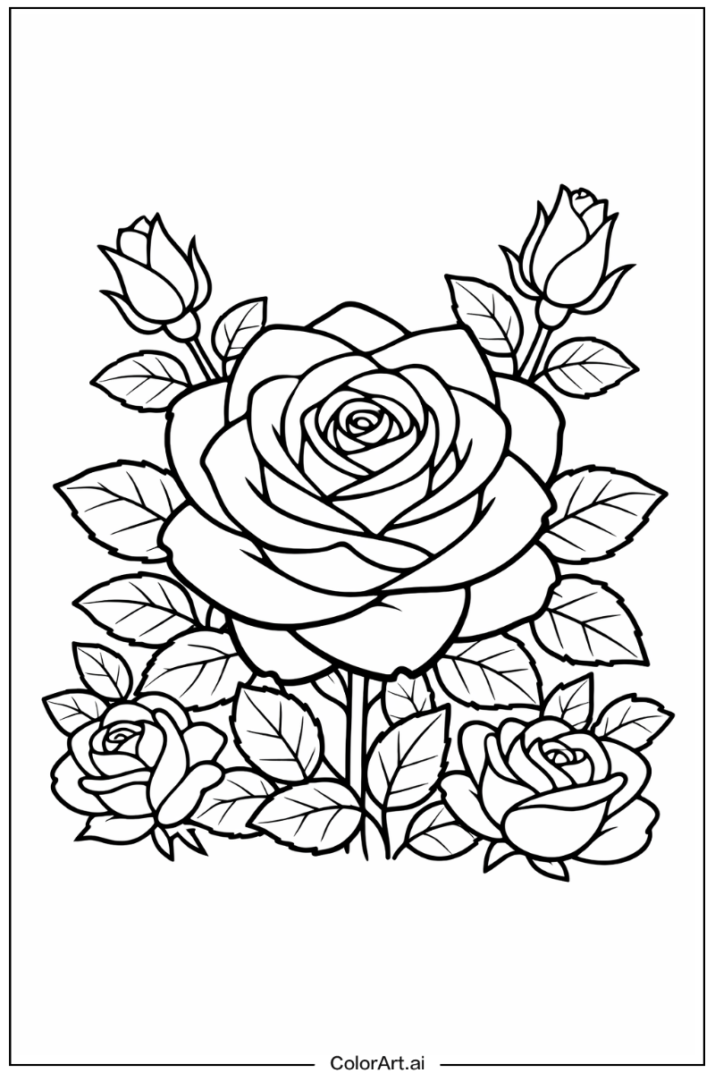 Rose bloom Rose Scene