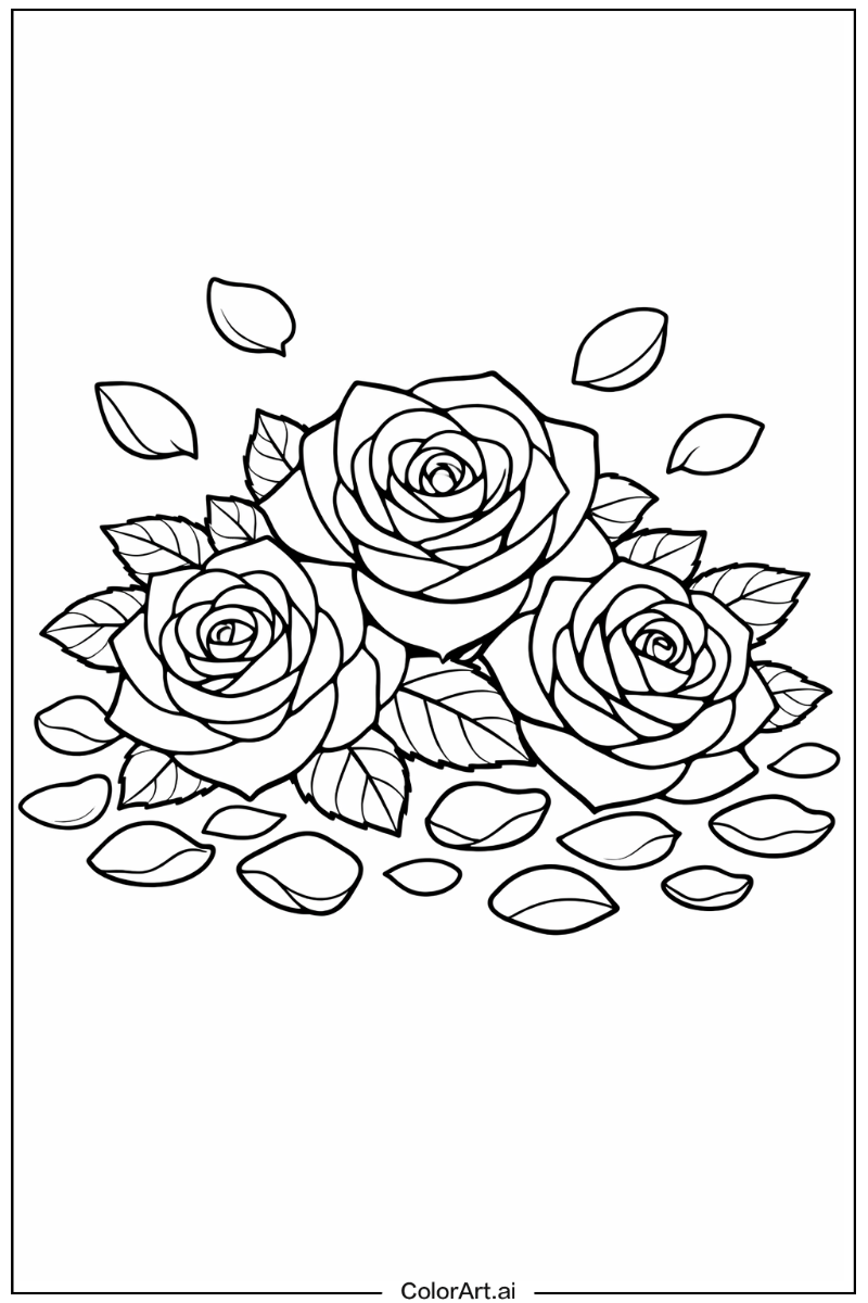 Rose petals Rose Design