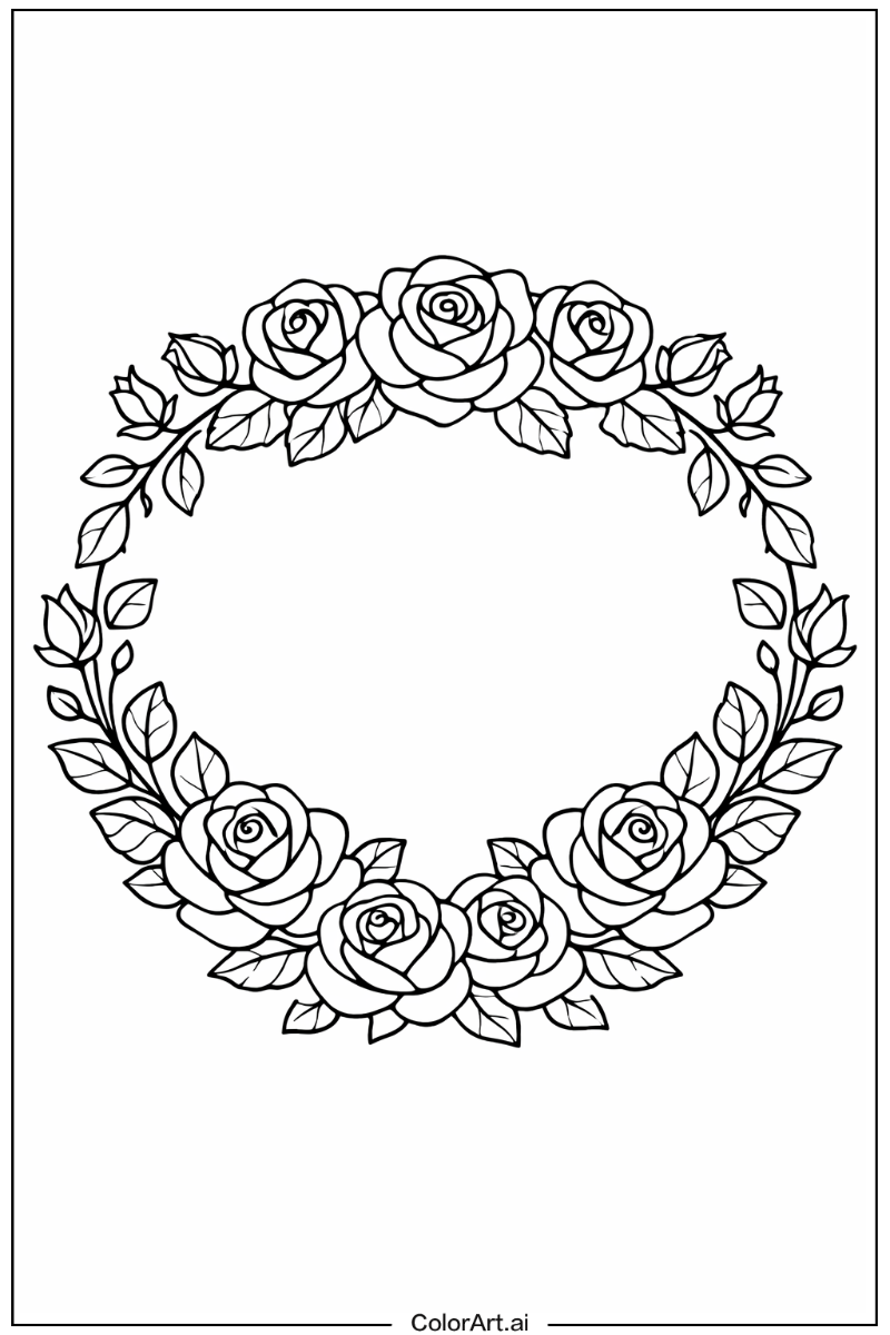 Rose wreath Rose Design