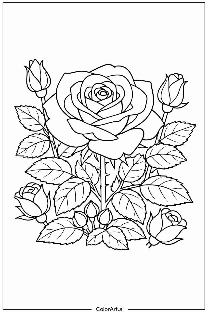 White rose Rose Design 2