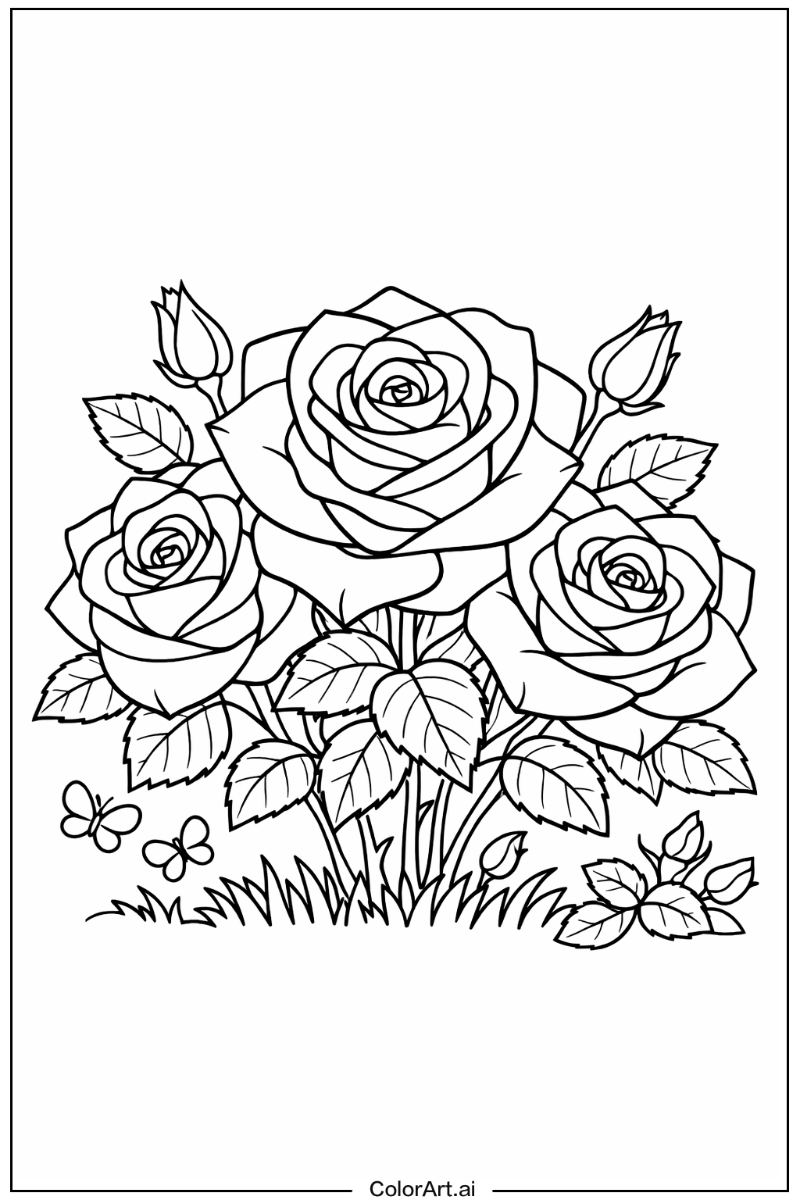 Purple rose Rose Scene