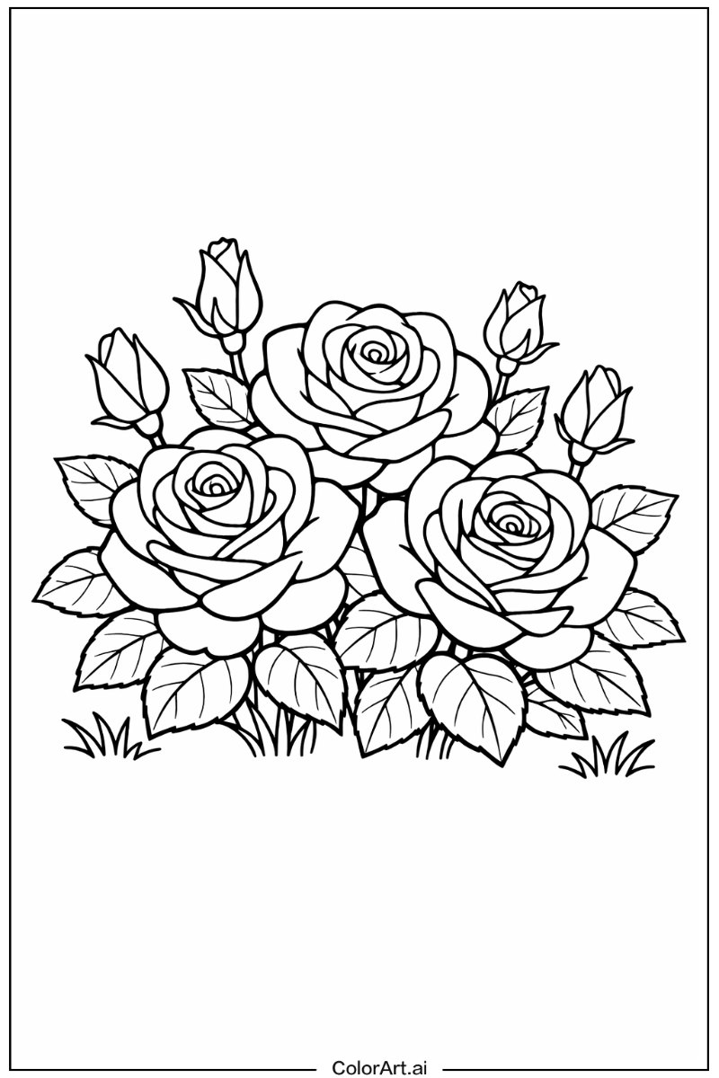 Rose with Blue rose Theme