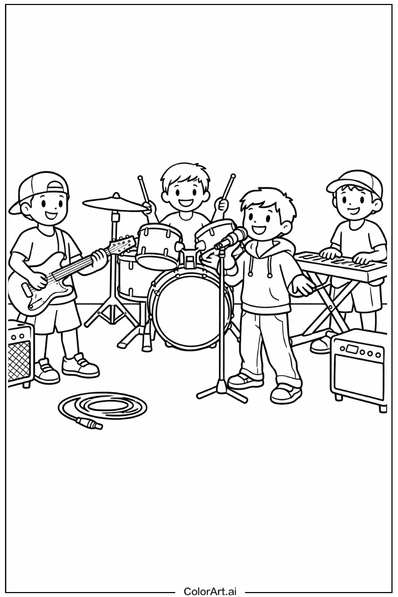 Saja boys with Saja boys rehearsal scene Theme