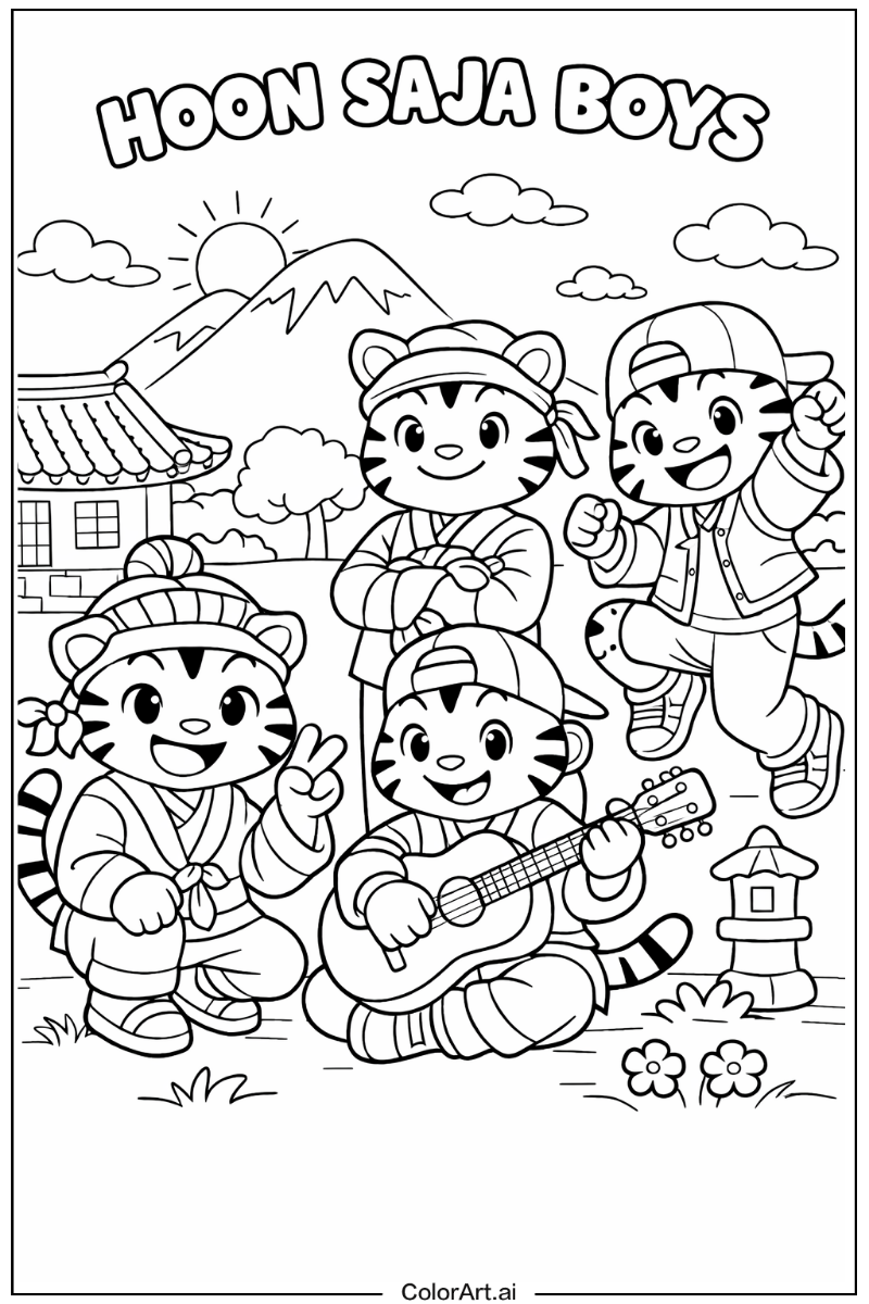 Saja boys with Hoon Theme