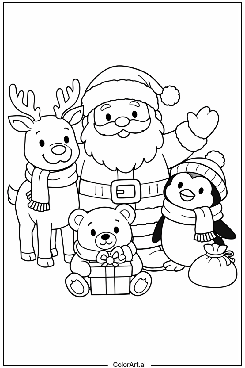 Santa with Friends 2