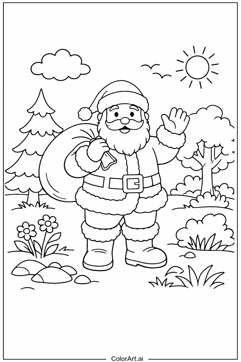 Santa in Nature 3