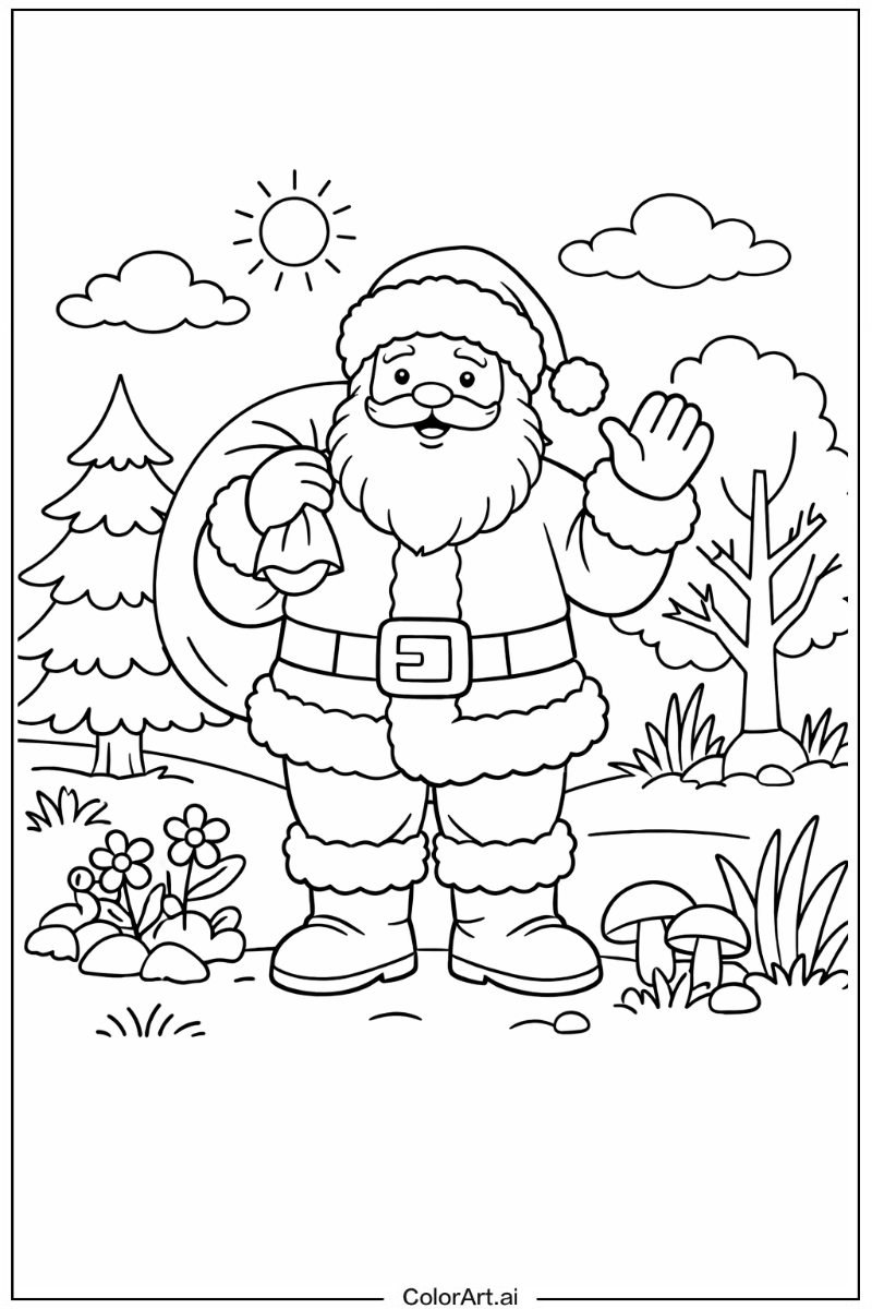 Santa in Nature 6