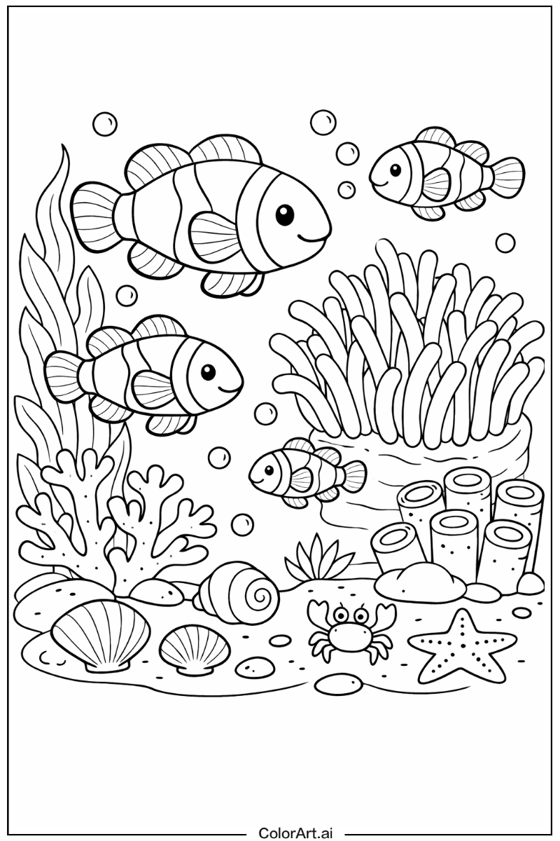 Clownfish Sea animals Scene