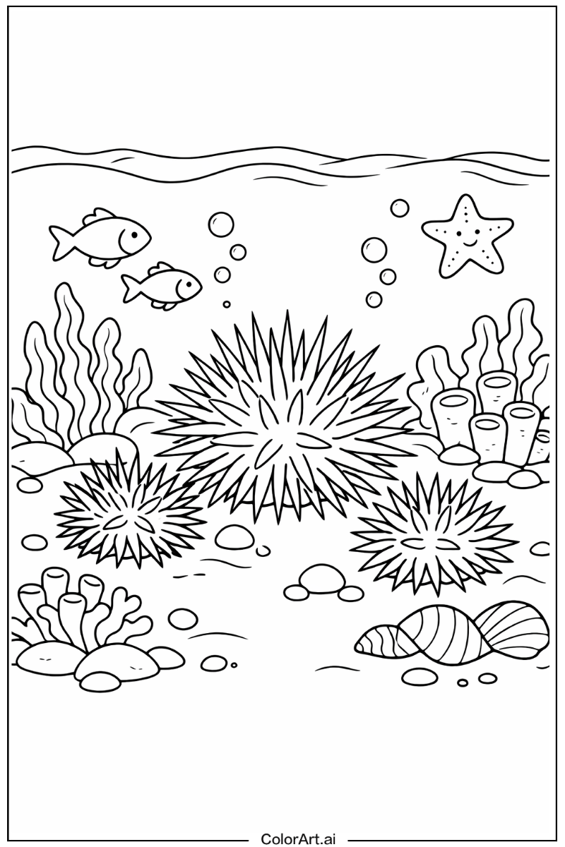 Sea urchin Sea animals Scene
