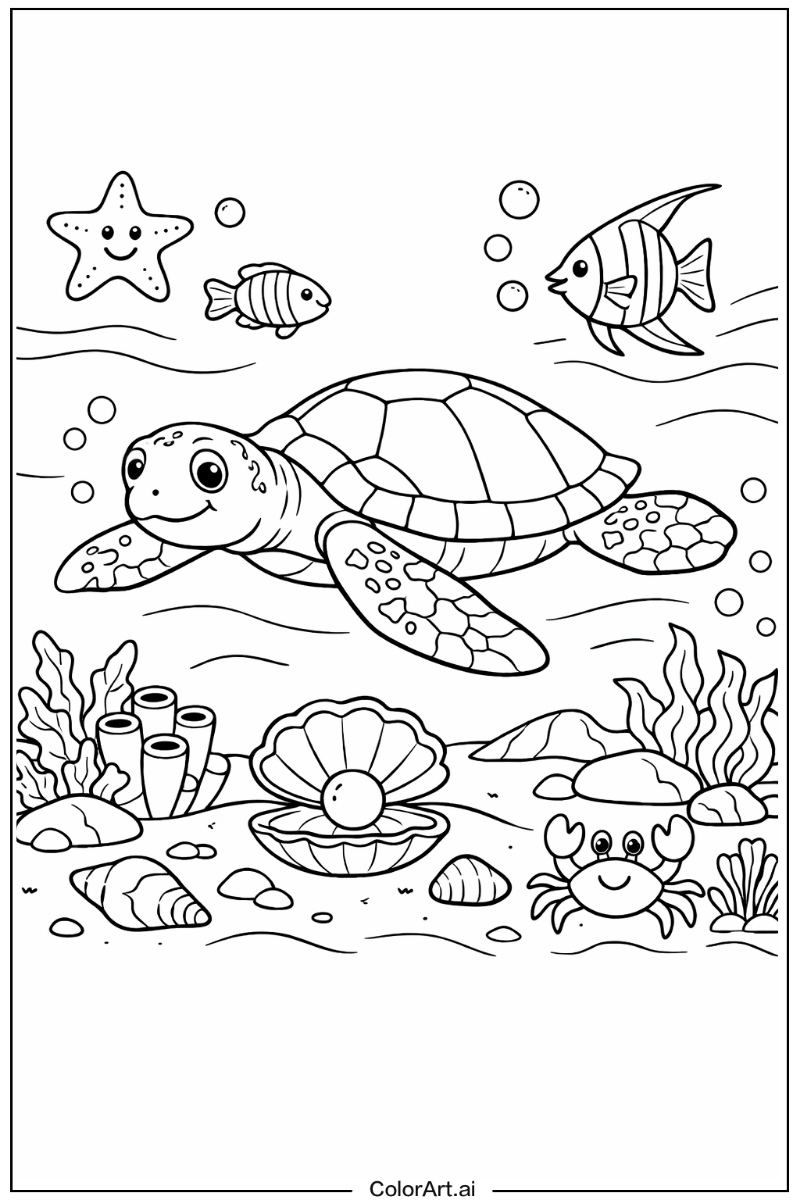Sea turtle Sea animals Scene 2