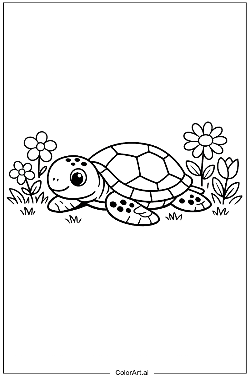 44 Free sea turtle Coloring Pages