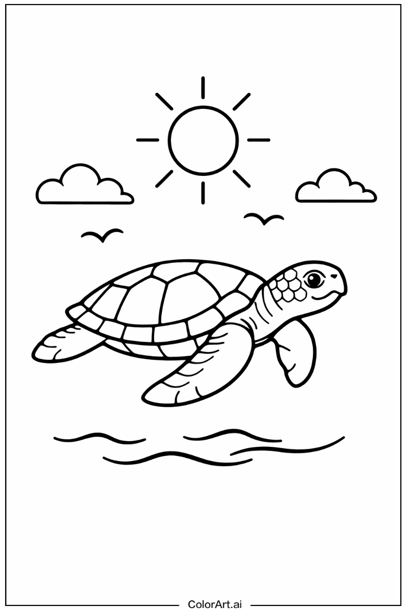 sea turtle Under the Sun 2