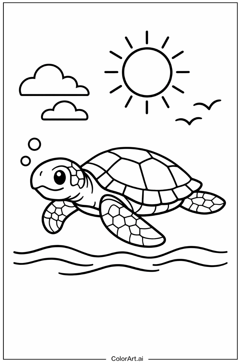 sea turtle Under the Sun 3
