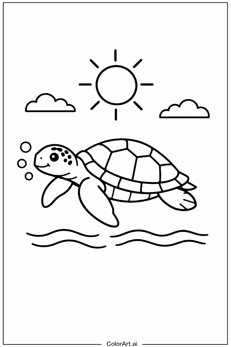 sea turtle Under the Sun 5