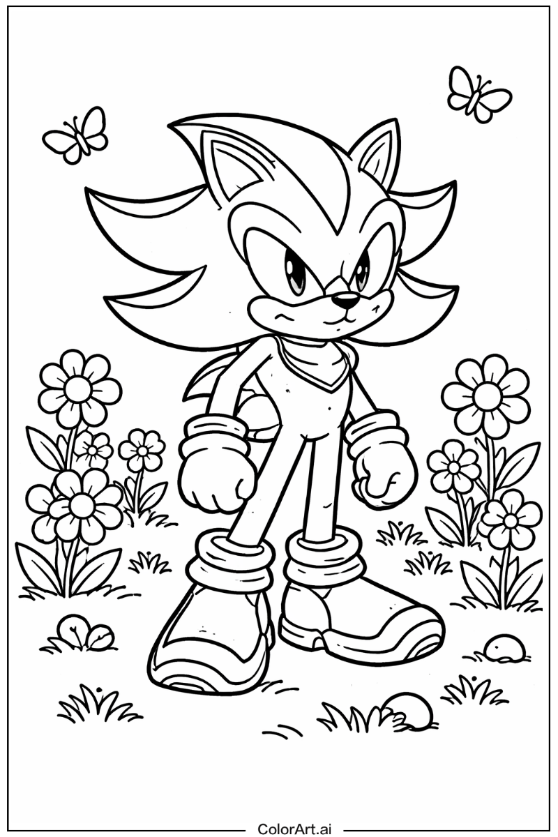 66 張免費的影子音速彩色頁