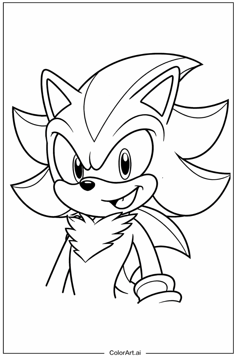 Happy Shadow Sonic Portrait 5