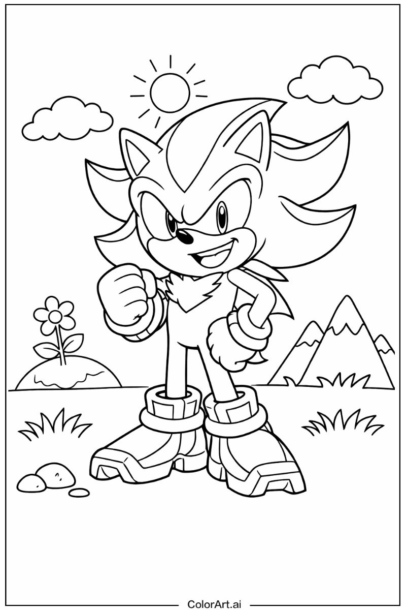 Smiling Shadow Sonic 5