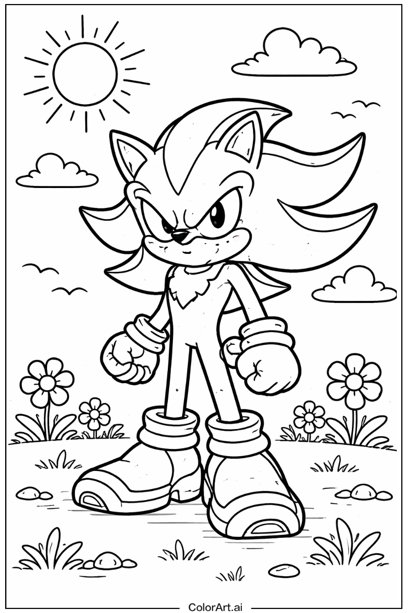 Shadow Sonic Under the Sun
