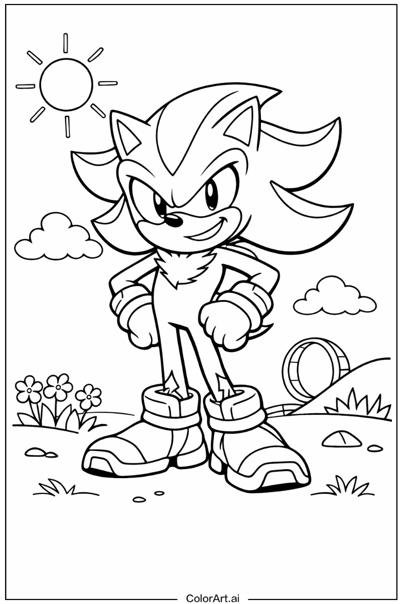 Smiling Shadow Sonic 6