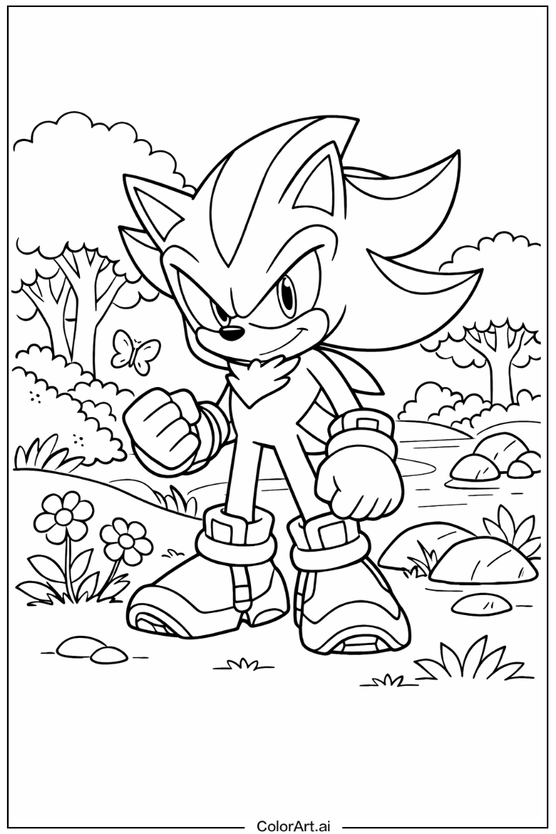 Shadow Sonic in Nature