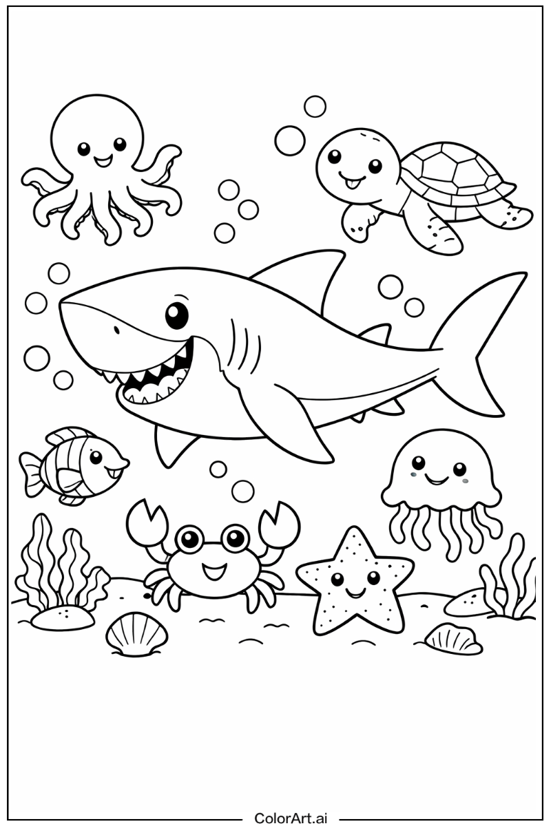 Shark with Friends