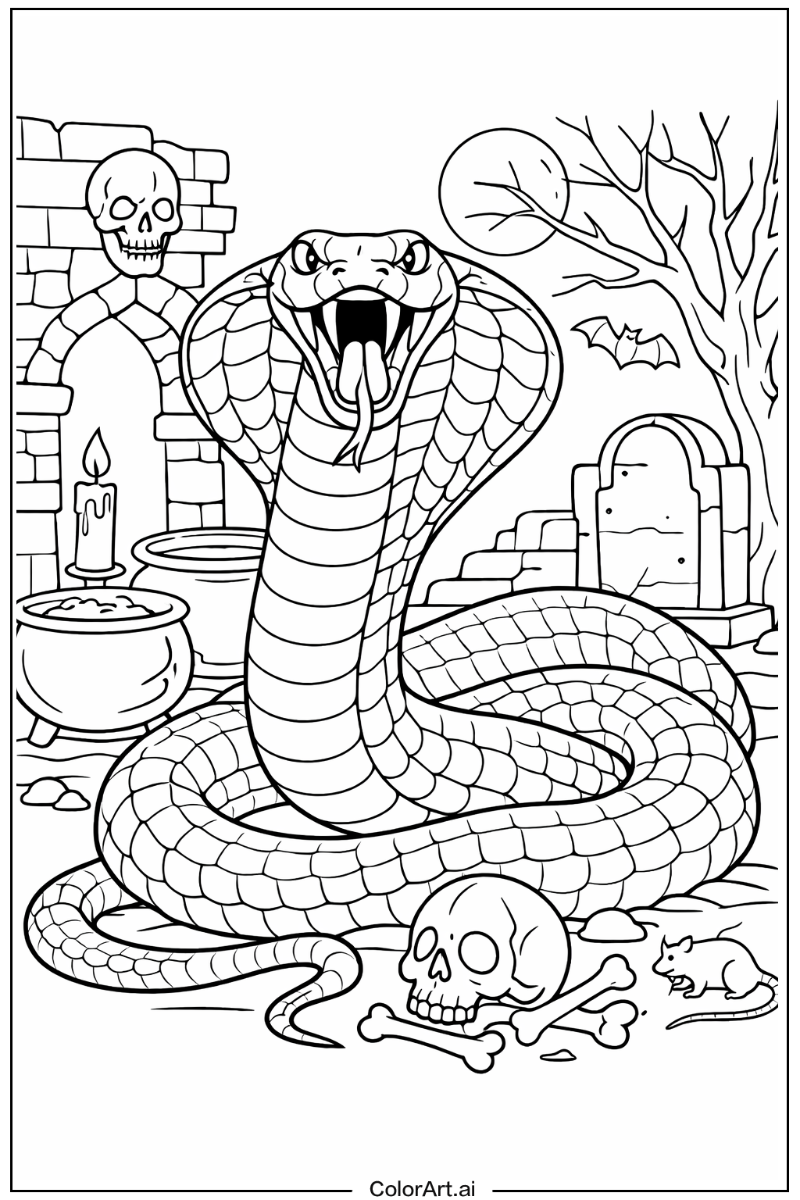 Snake with Nagini Theme