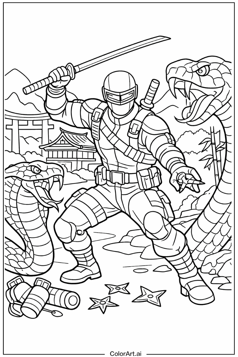Snake eyes Snake Scene