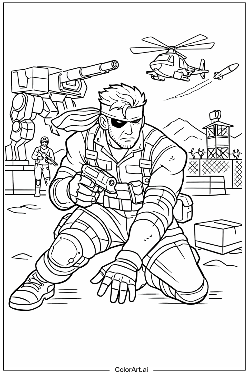 Metal gear solid snake Snake Design