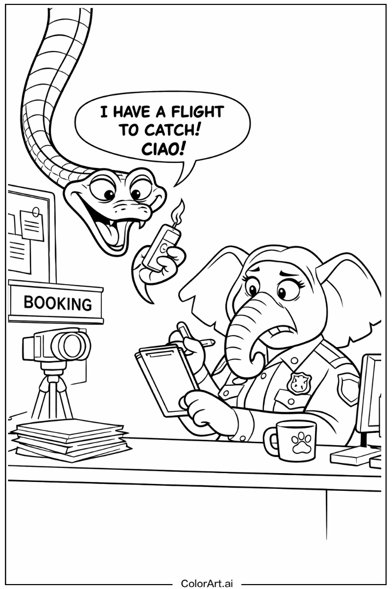 Zootopia gary Snake Scene 2