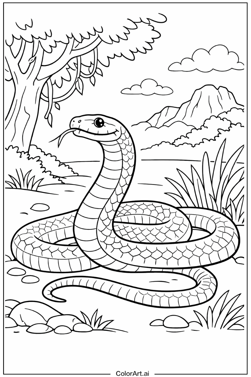 Snake with Black mamba Theme 2