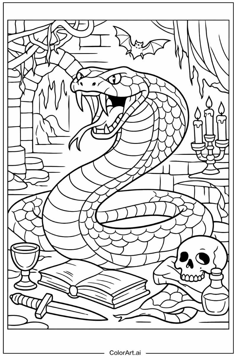 Snake with Nagini Theme 2