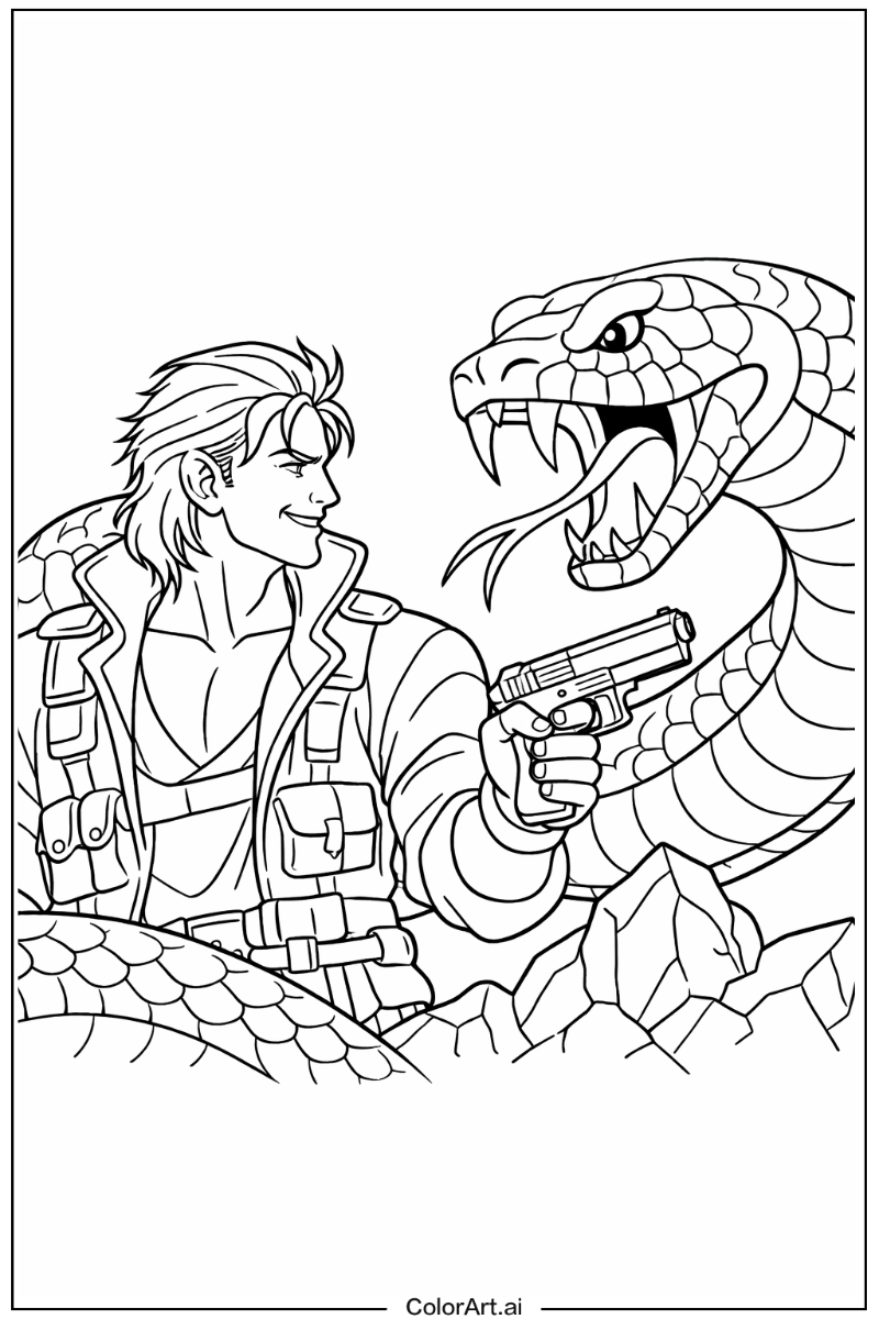 Liquid snake Snake Scene 2