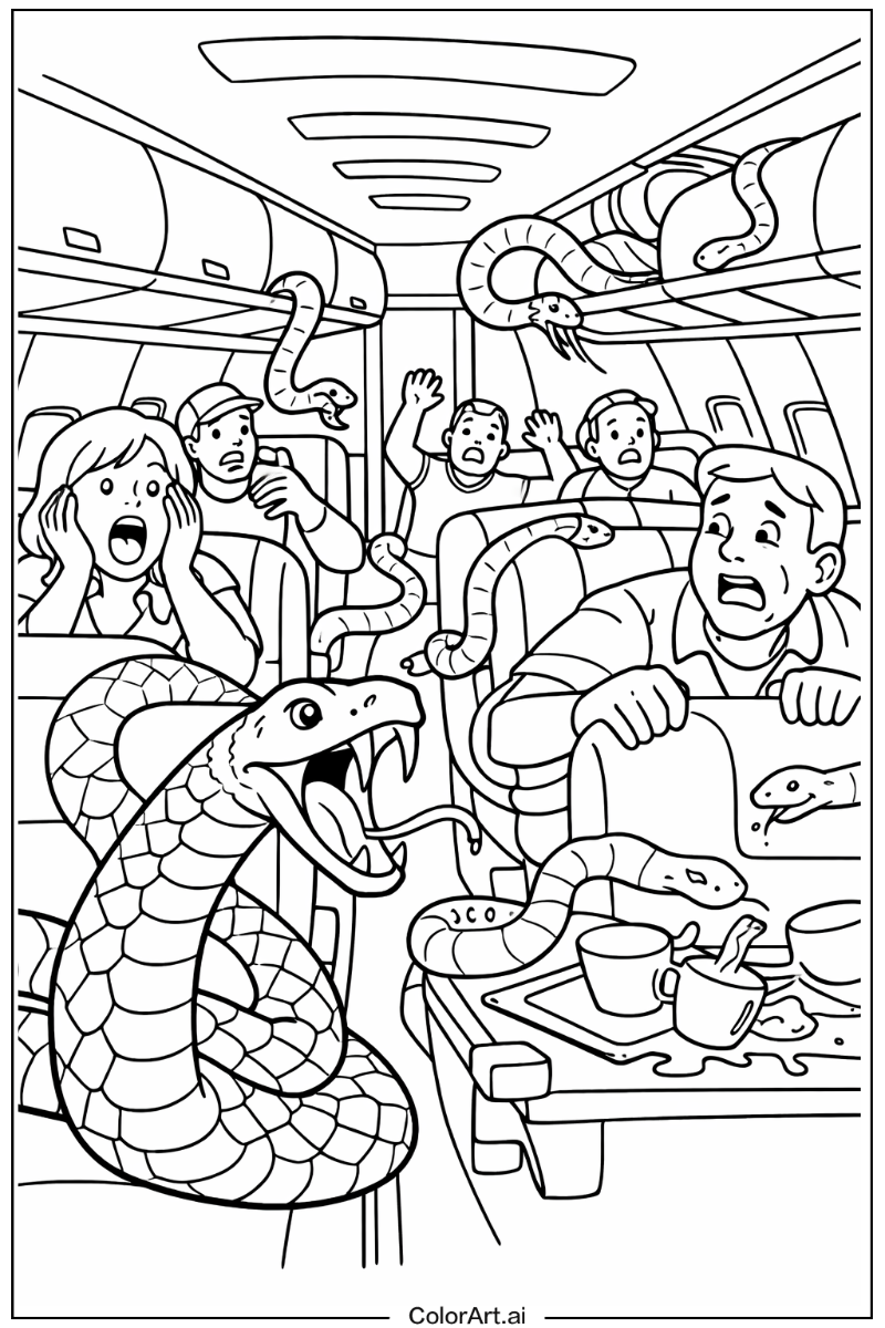 Snake with Snakes on a plane Theme 2