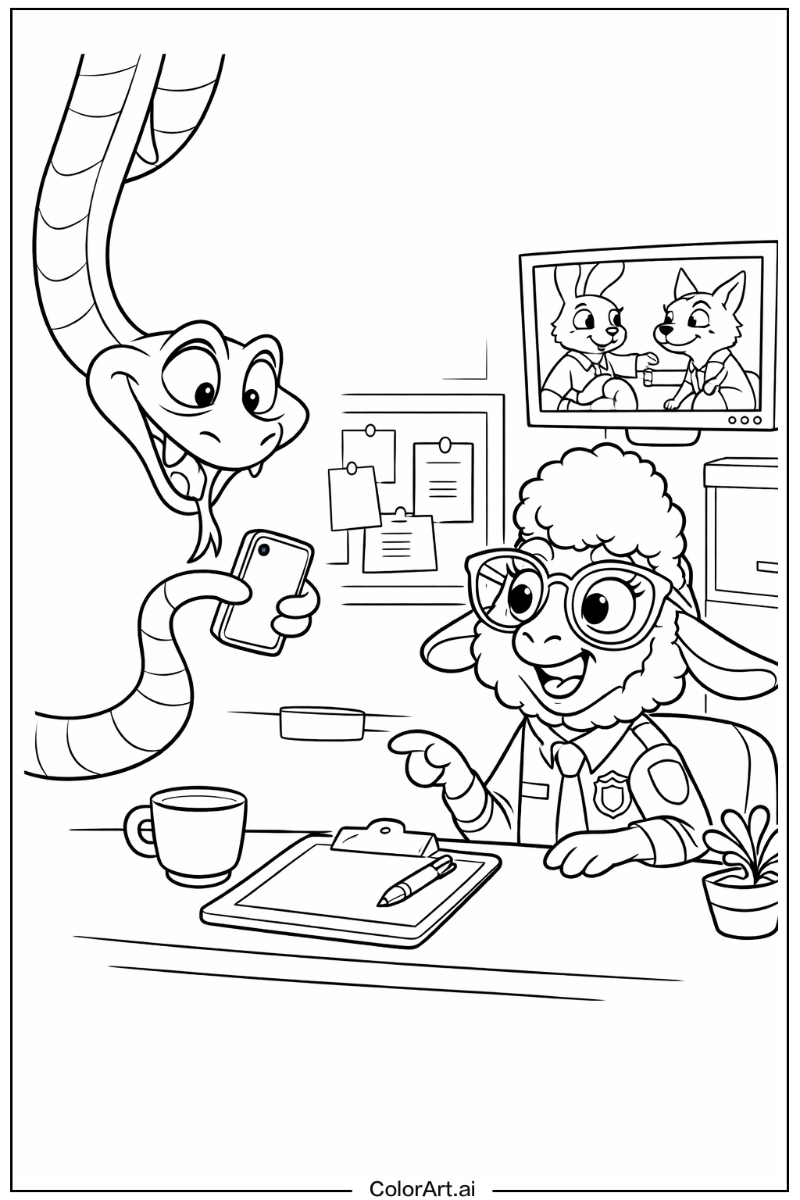 Zootopia gary Snake Scene 3