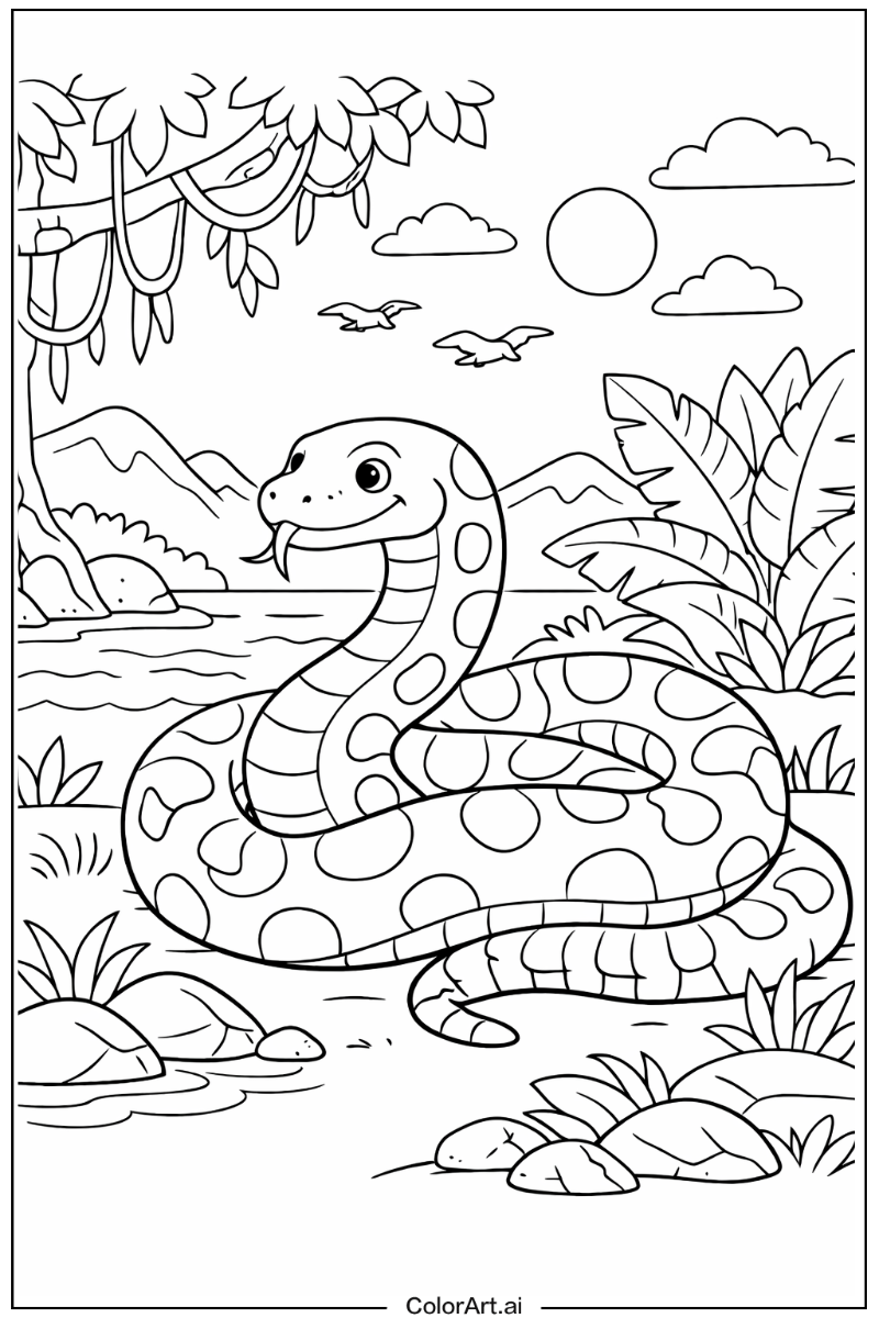 Snake with Anaconda Theme