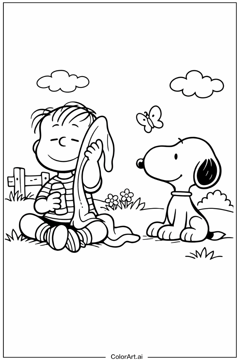 Snoopy with Linus Theme