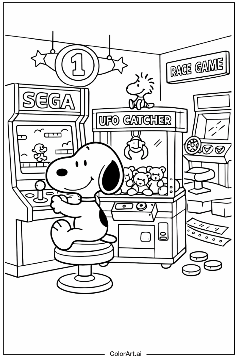 Sega Snoopy Scene