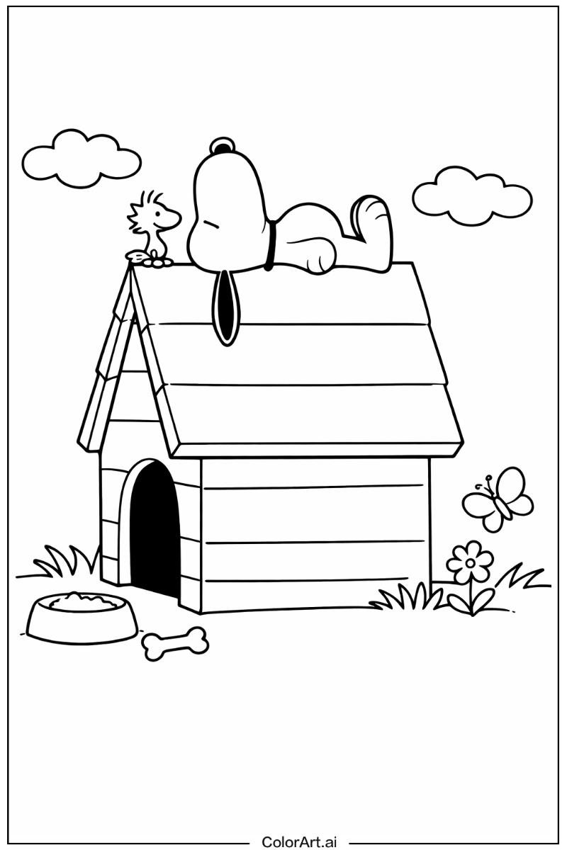 Doghouse Snoopy Design